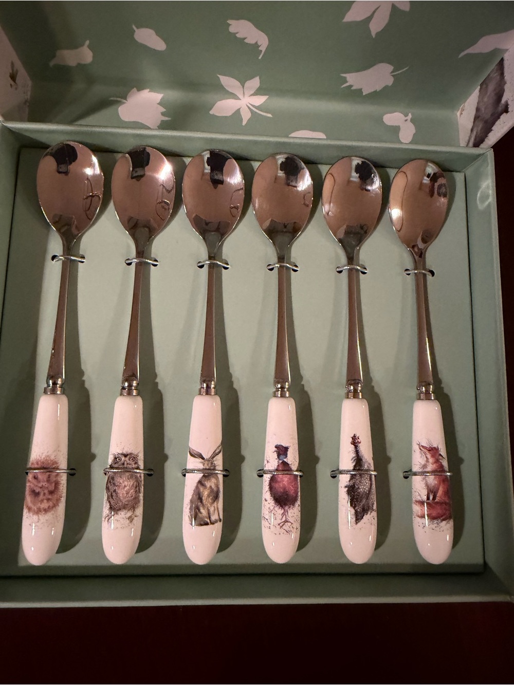 Royal Worcester Wrendale Designs Tea Spoons